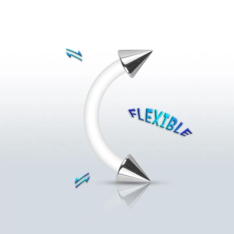 Piercing arcade Bioflex Spikes Acier