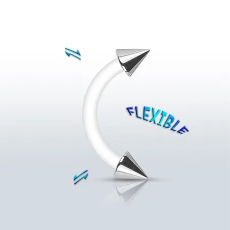 Piercing arcade Bioflex Spikes Acier