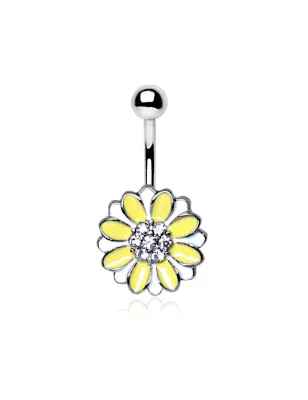 Piercing nombril marguerite