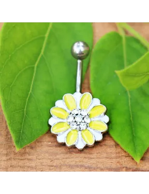 Piercing nombril marguerite
