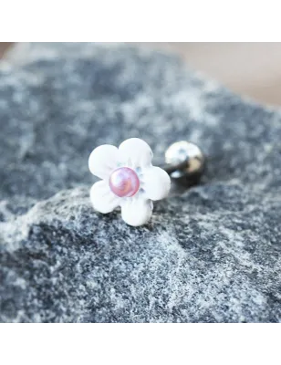 Piercing cartilage marguerite perle