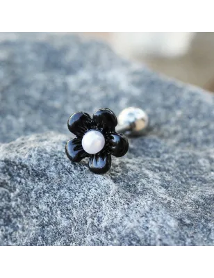 Piercing cartilage marguerite perle