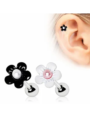 Piercing cartilage marguerite perle