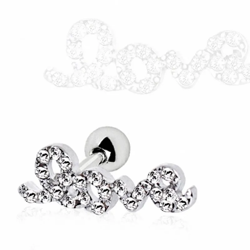 Piercing cartilage hélix love