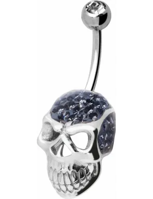 Piercing nombril Crystal Evolution Swarovski Crâne