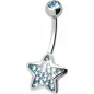 Piercing nombril Crystal Evolution Swarovski Etoile