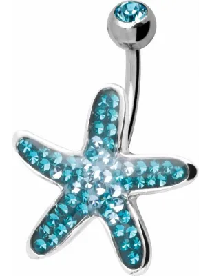 Piercing nombril Crystal Evolution Swarovski Etoile de Mer