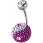 Piercing nombril Crystal Evolution Swarovski Yin et Yang