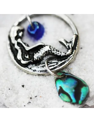 Piercing nombril sirène et nacre