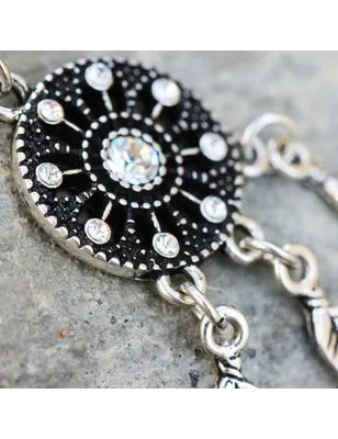 Piercing nombril attrapeur de rêves antique