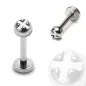 Piercing Labret Acier chirurgical Tête de Vis