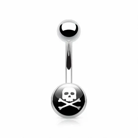 Piercing nombril crane de pirate