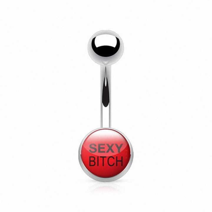 Piercing nombril sexy bitch