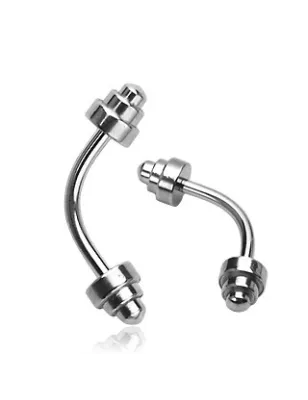 Piercing arcade Haltères - Bijou Piercing pour Arcade