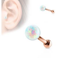 Piercing cartilage or rose opale