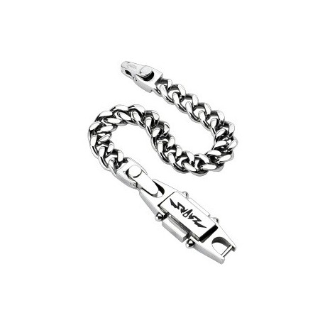 Bracelet acier inoxydable Rectangle Gothique
