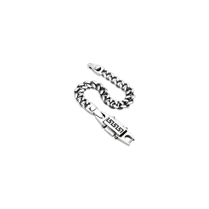 Bracelet acier inoxydable Rectangle Tribal