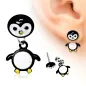 Piercing oreille pingouin