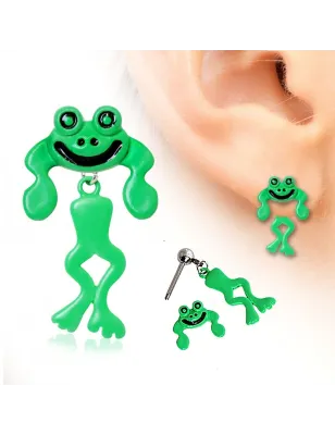 Piercing oreille grenouille