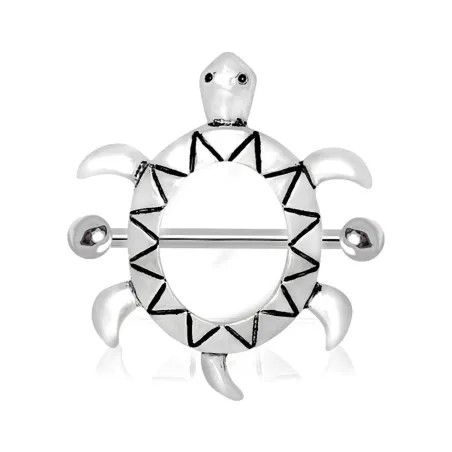 Piercing téton tortue de mer