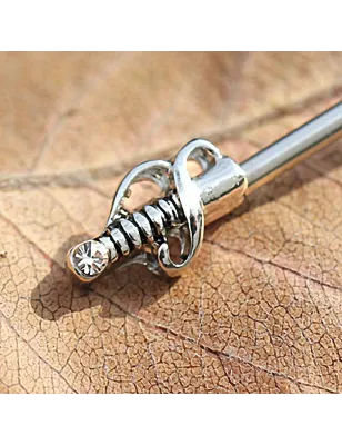 Piercing téton épée