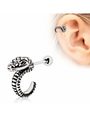 Piercing cartilage hélix serpent