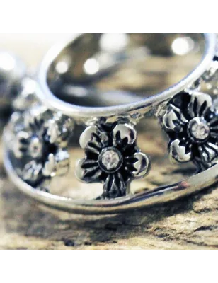 Piercing téton bouclier floral