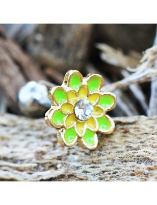 Piercing cartilage hélix fleur de printemps