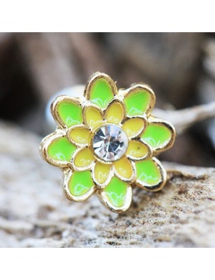 Piercing cartilage hélix fleur de printemps