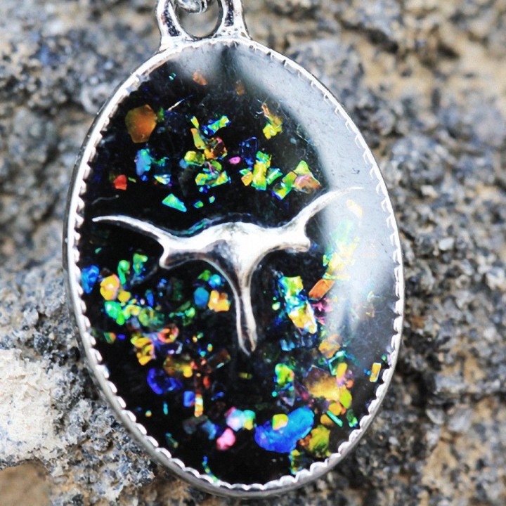 Piercing nombril pendentif longhorn