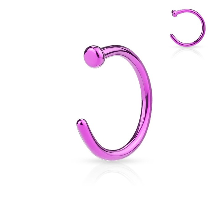 Piercing nez Anneau Titane Anodisé 
