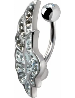 Piercing nombril Crystal Evolution Swarovski Aile d'ange inversé