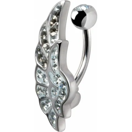 Piercing nombril Crystal Evolution Swarovski Aile d'ange inversé