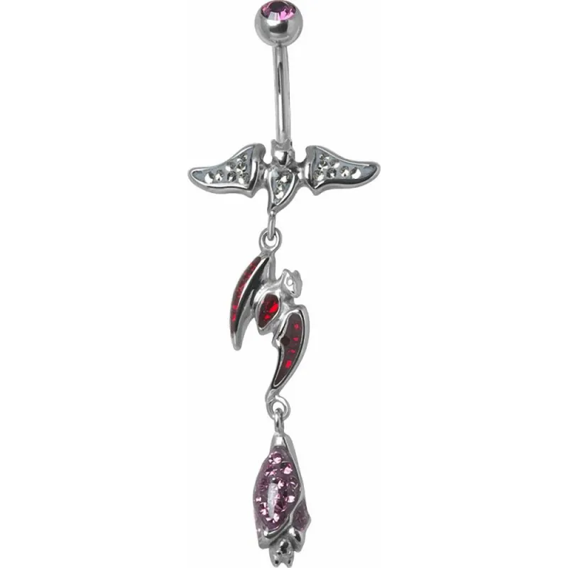 Piercing nombril Crystal Evolution Swarovski Chauve-souris