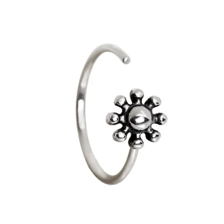Piercing nez anneau antique floral