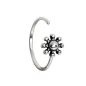 Piercing nez anneau antique floral