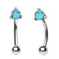 Piercing arcade gemme turquoise