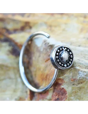 Piercing nez anneau antique circulaire