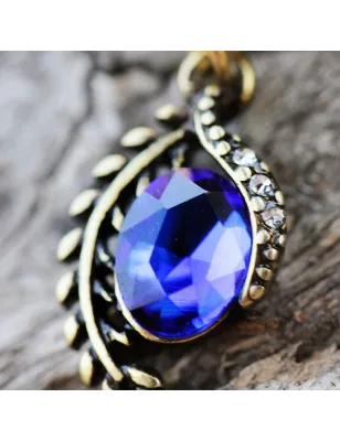 Piercing nombril plaqué or feuille de laurier