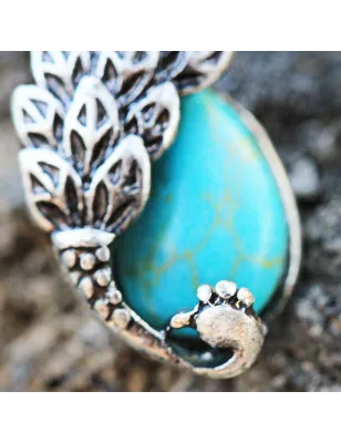 Piercing nombril phoenix turquoise