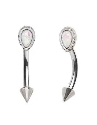 Piercing arcade gemme opale spike