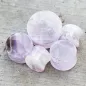 Piercing plug pierre améthyste claire