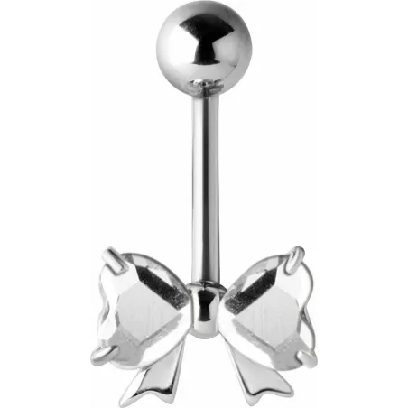 Piercing nombril noeud Crystal Swarovski