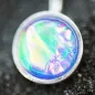 Piercing nombril rainbow opale de synthèse