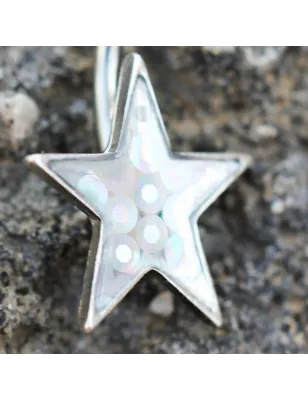 Piercing nombril étoile aurore boréale