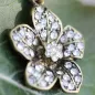 Piercing nombril plaqué or fleur antique Piercing nombril plaqué or fleur antique