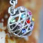 Piercing nombril coeur multicolore Piercing nombril coeur multicolore
