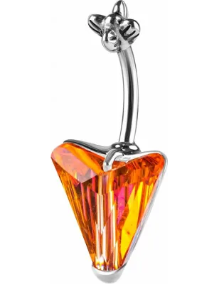 Piercing nombril Crystal Evolution Swarovski flèche