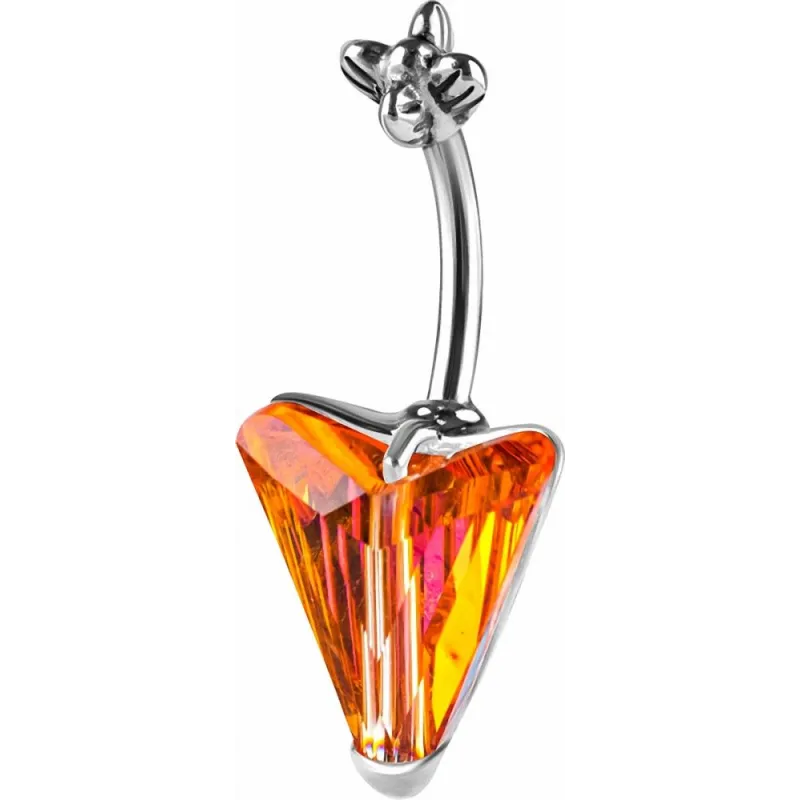 Piercing nombril Crystal Evolution Swarovski flèche