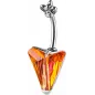 Piercing nombril Crystal Evolution Swarovski flèche